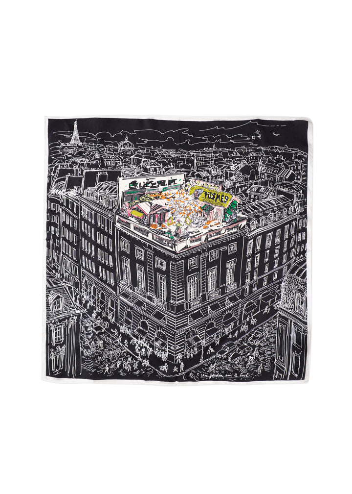 Tom & Eva - Un Jardin Sur Le Toit Silk Scarf