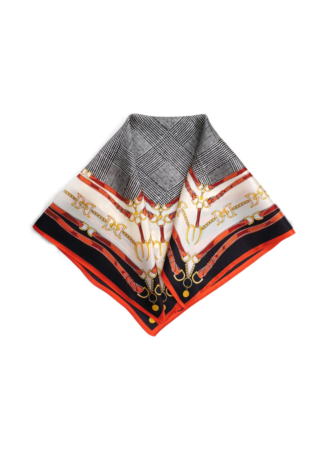 Tom & Eva - Red Border Silk Neckerchief