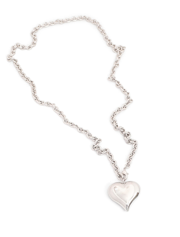 Heart Pendant Long Necklace