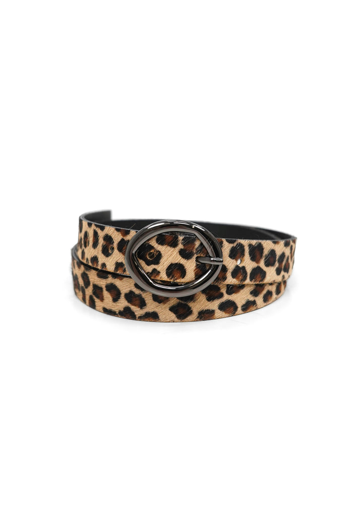 Landes - Leopard Leather Belt