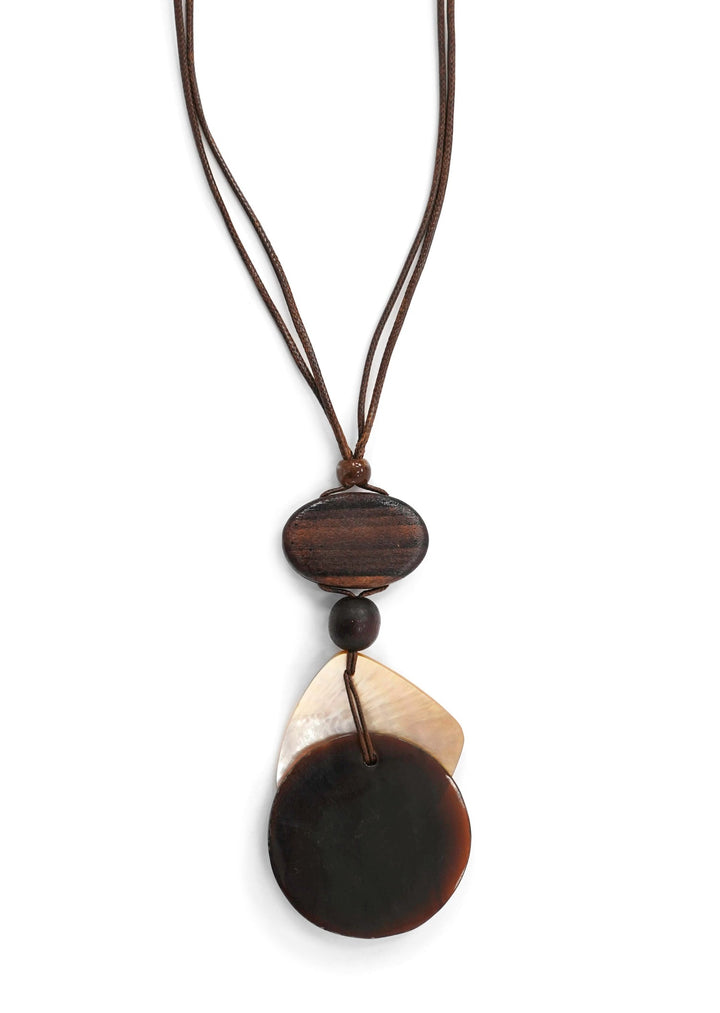 Alisha D - MOP Shell Drop Necklace