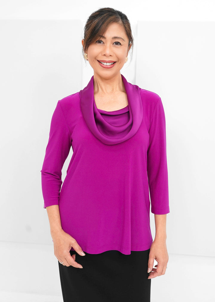 Joseph Ribkoff - Satin Fitted Top