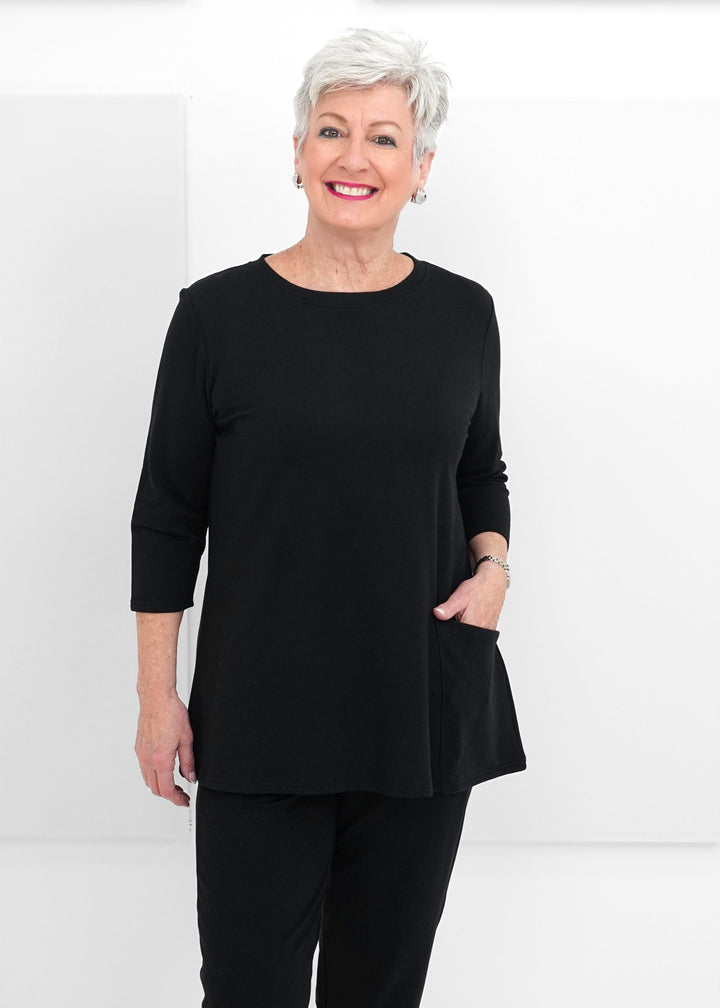 Gilmour - Bamboo French Terry Swag Pocket Tunic -SALE