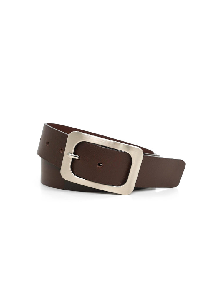 Landes - Rectangular Buckle Leather Belt