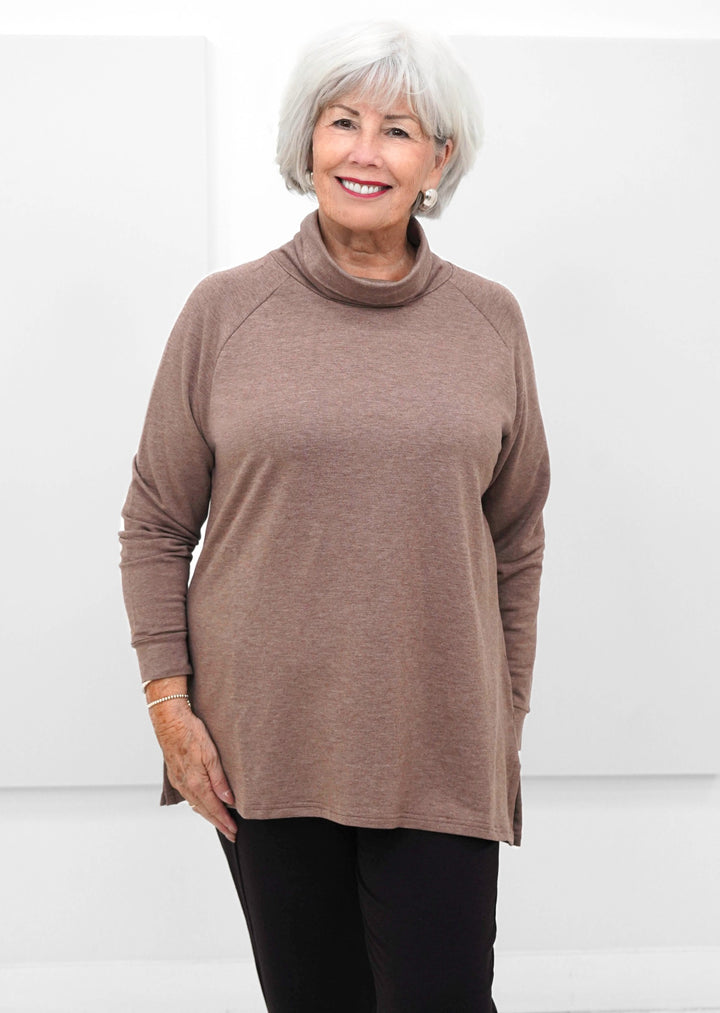 Gilmour - Mock Neck Raglan Tunic