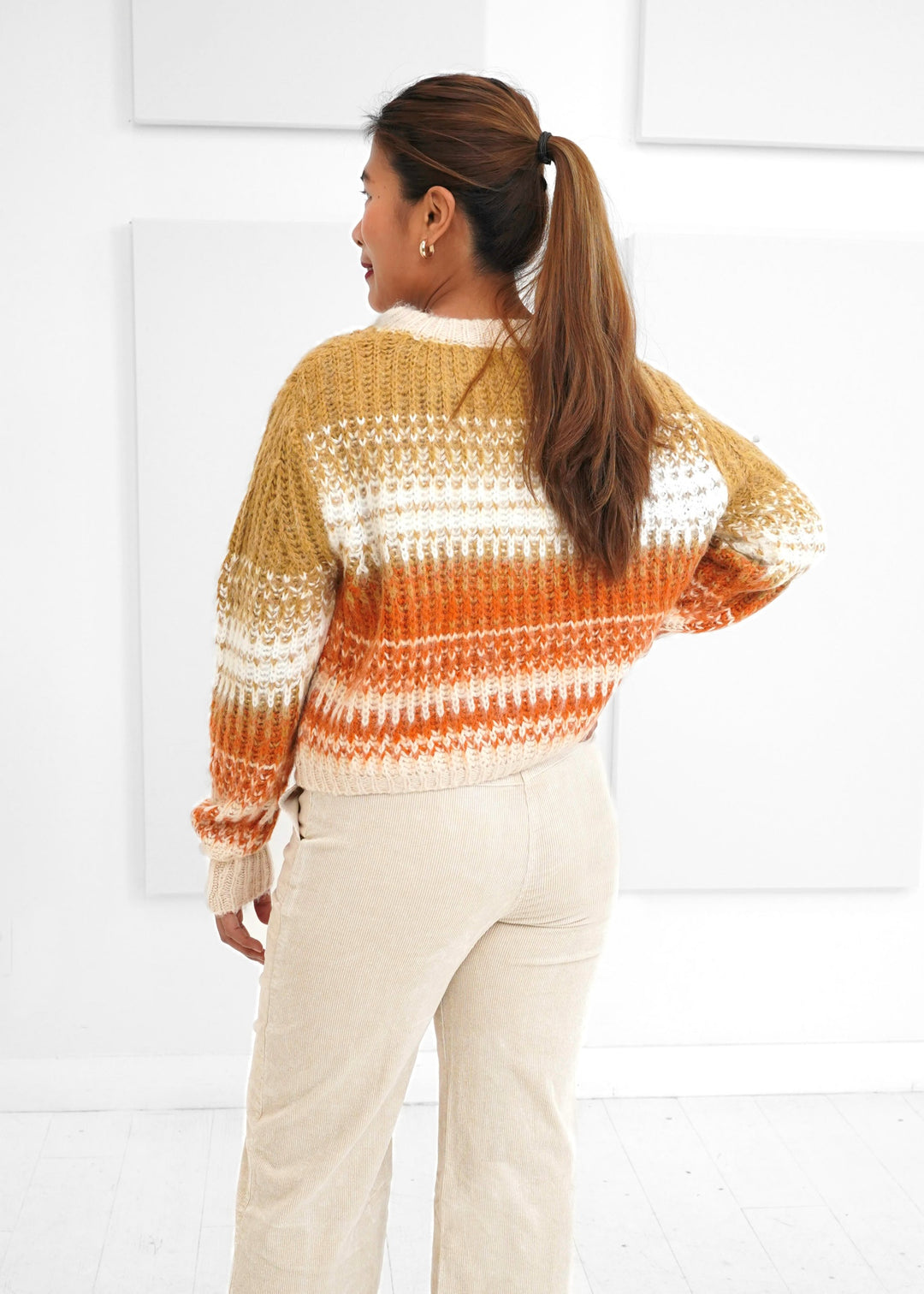 Mystree - Color Gradient Pullover Sweater