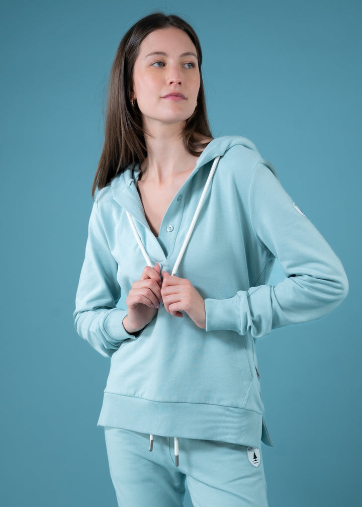 Wanakome - Dune Open Neck Lux Hoodie