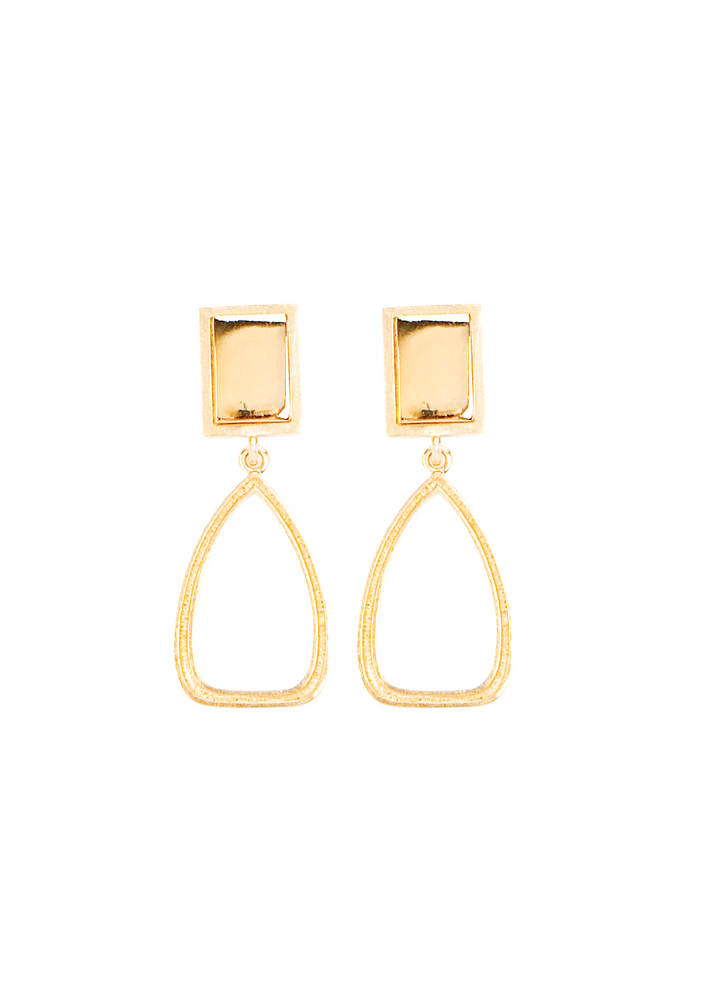 Myka - Triangle Drop Earrings