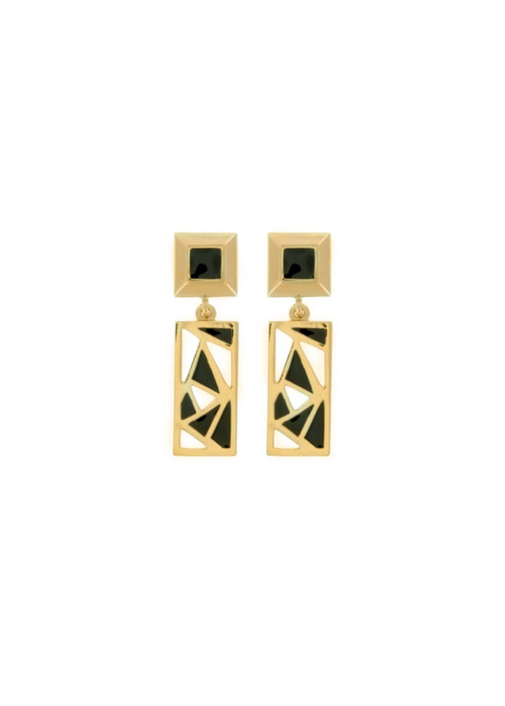 Myka - Resin Cutout Drop Earrings