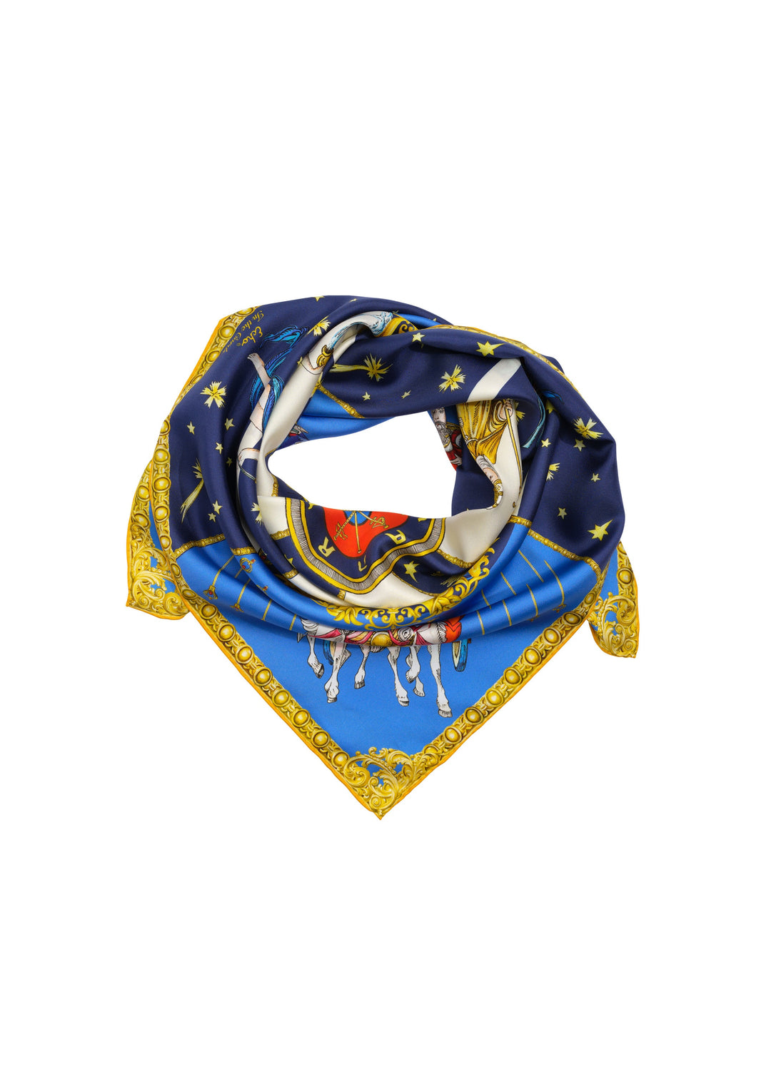 Echo - In The Cards Silk Square Scarf