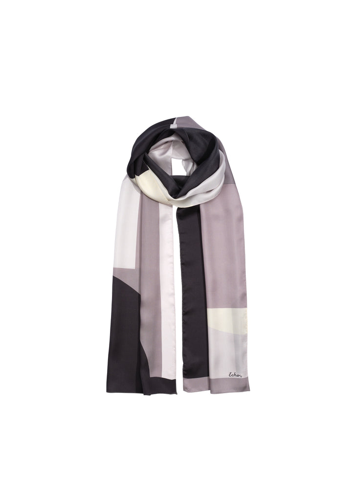 Echo - Color Theory Silk Oblong Scarf