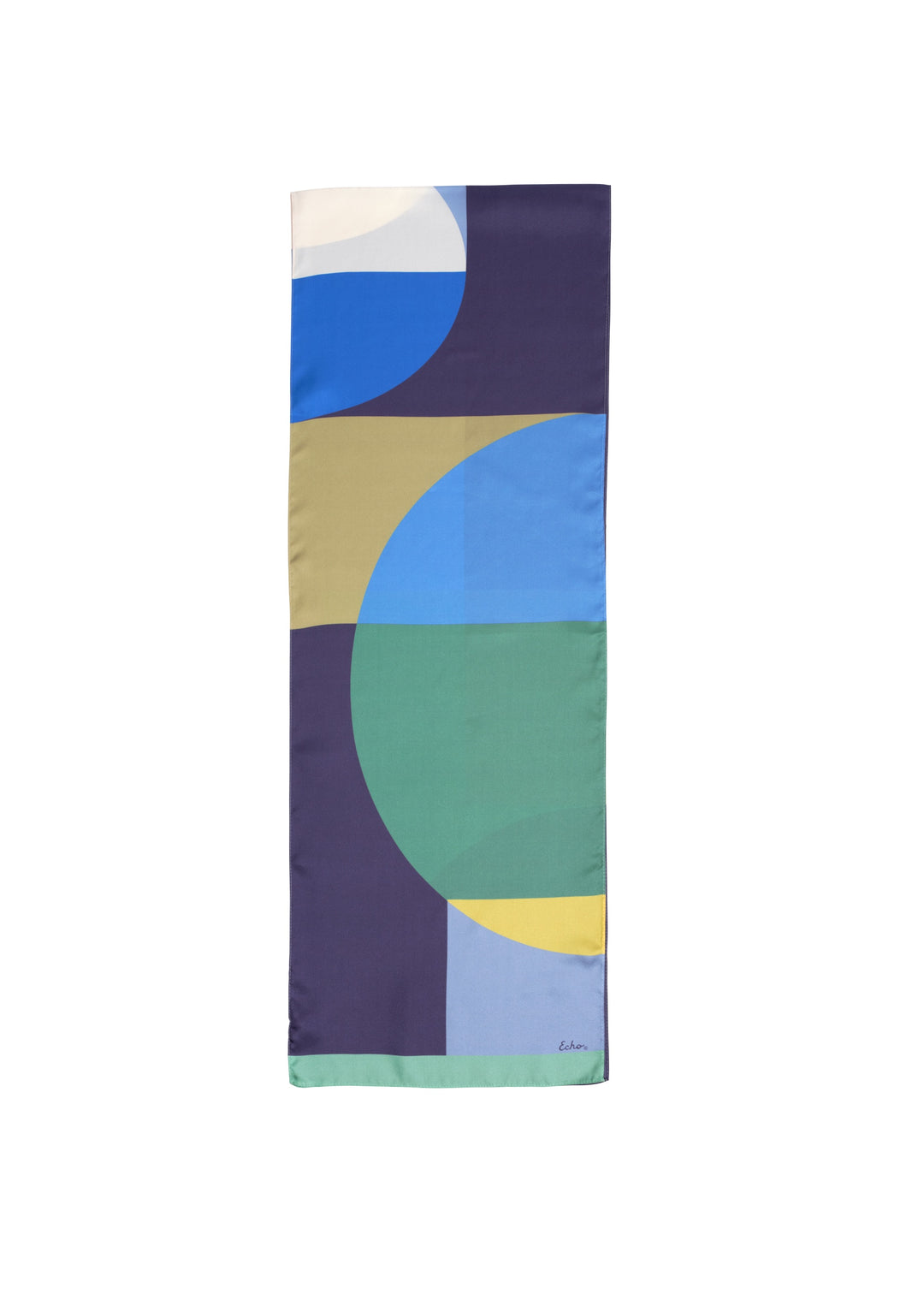 Echo - Color Theory Silk Oblong Scarf