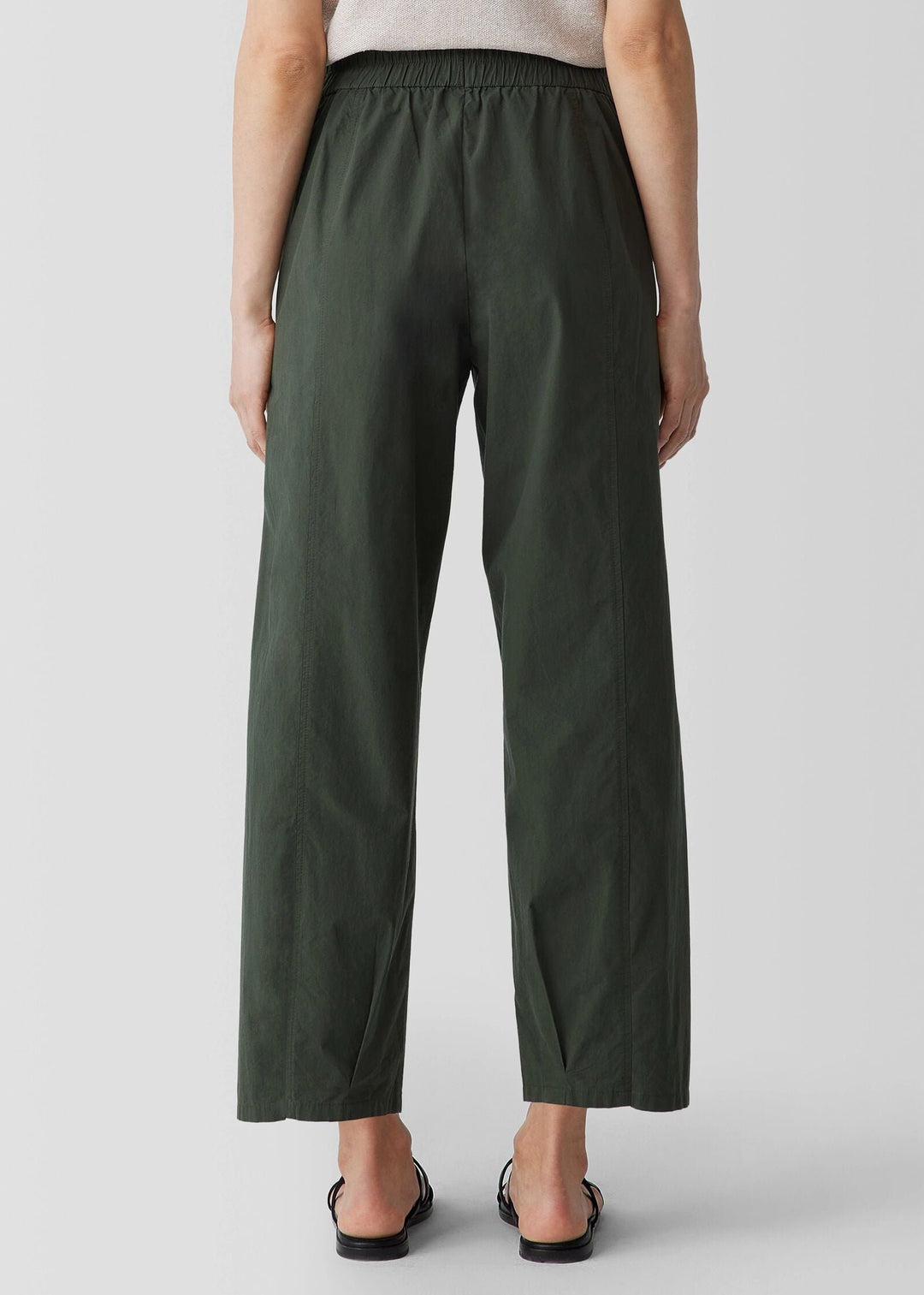 Eileen Fisher - Washed Organic Cotton Poplin Lantern Pant -SALE