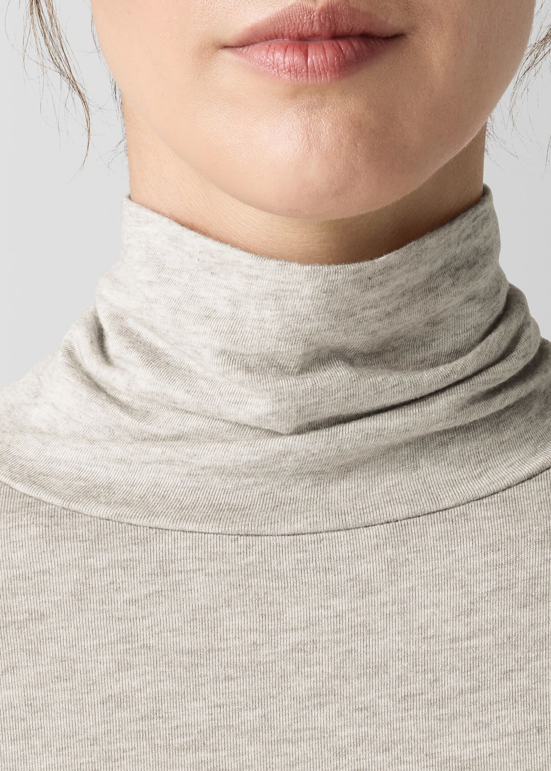 Eileen Fisher - Sheer Knit Turtleneck Top