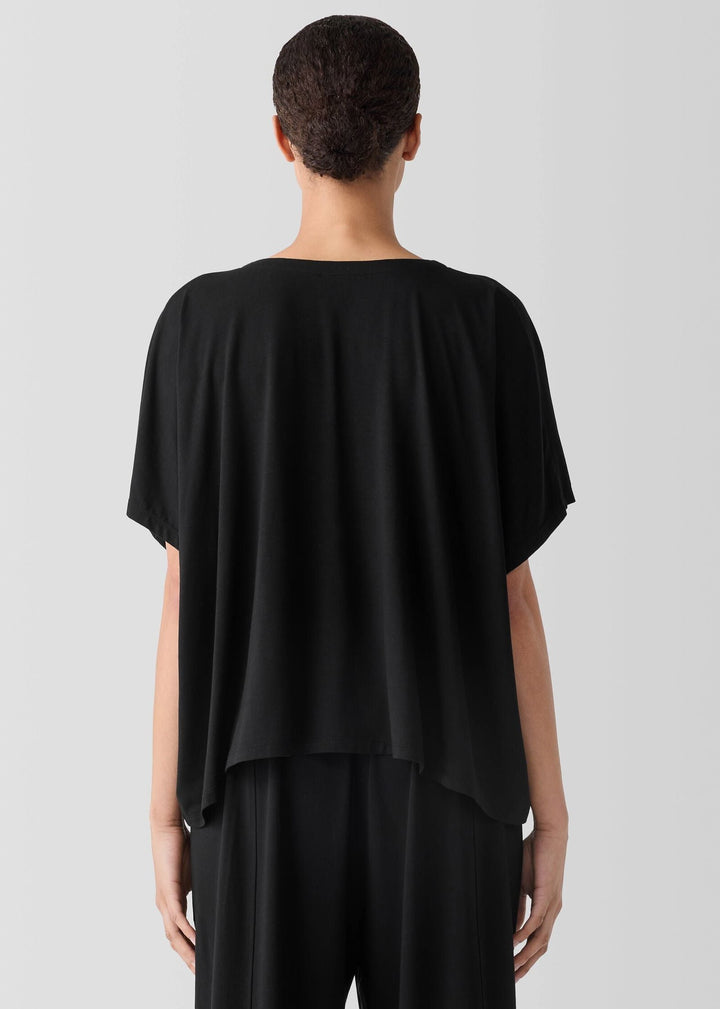 Eileen Fisher - Fine Jersey Crew Neck Box-Top -SALE