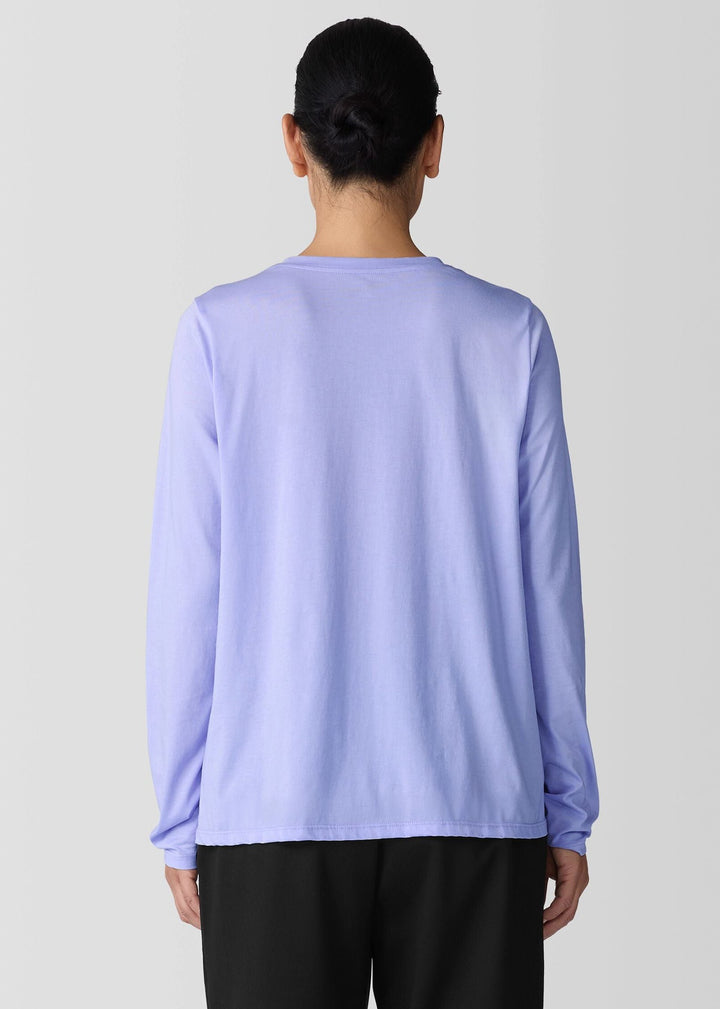 Eileen Fisher - Organic Pima Cotton Jersey Long-Sleeve Tee