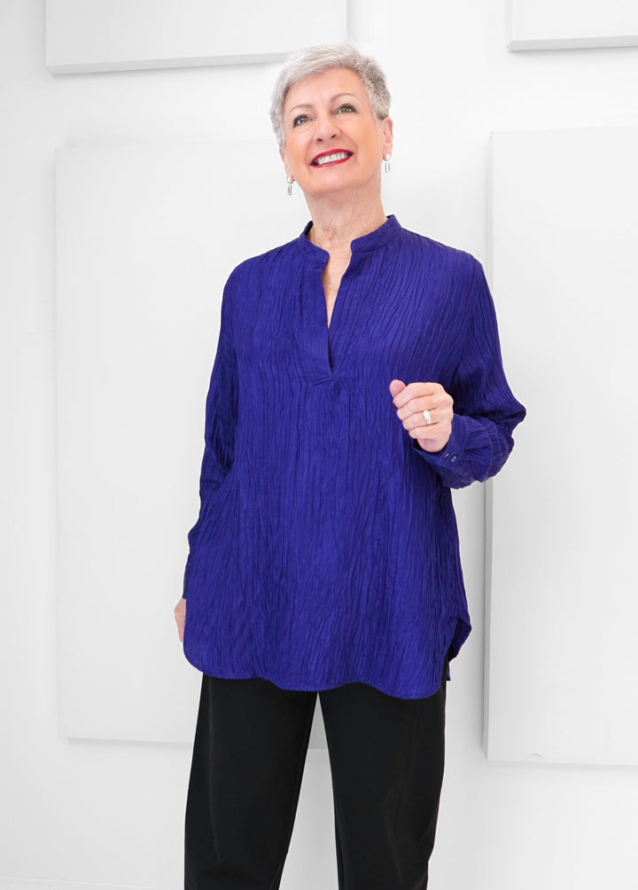 Eileen Fisher - Mandarin Collar Tunic