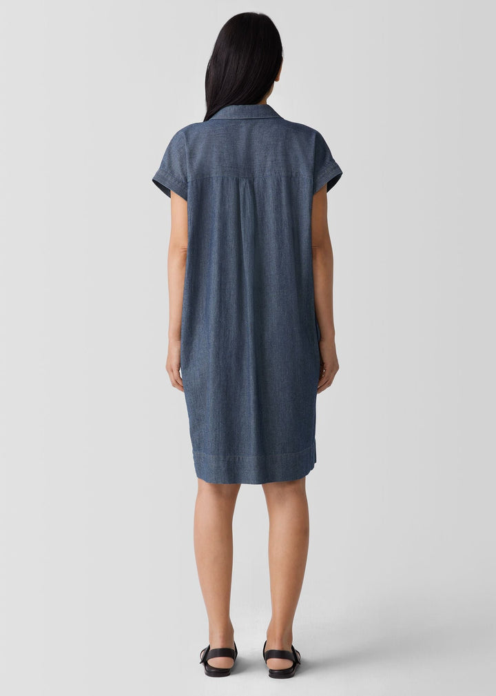 Eileen Fisher - Airy Organic Cotton Twill Shirtdress -SALE