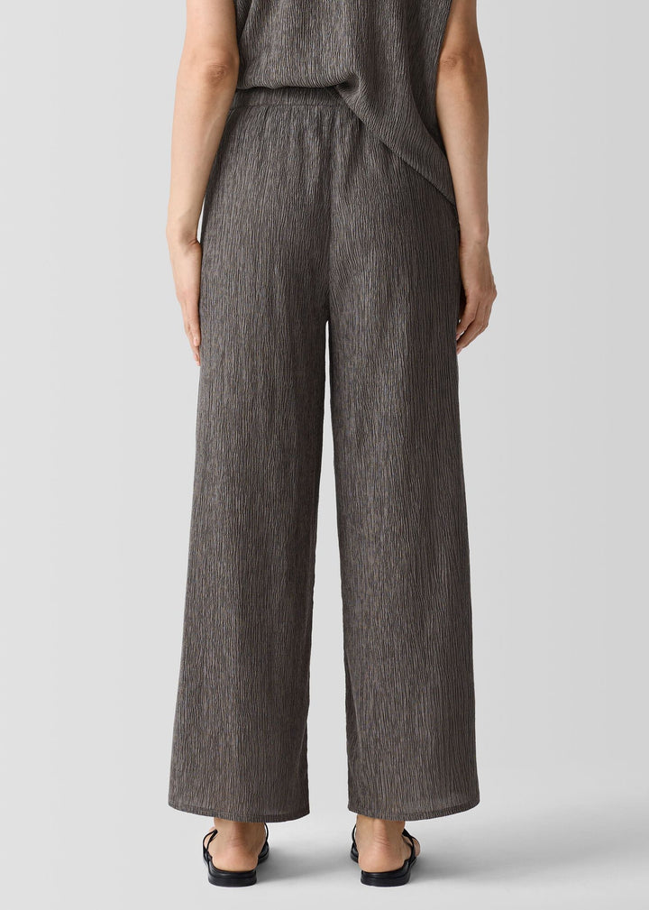 Eileen Fisher - Woven Plissé Wide-Leg Pant -SALE