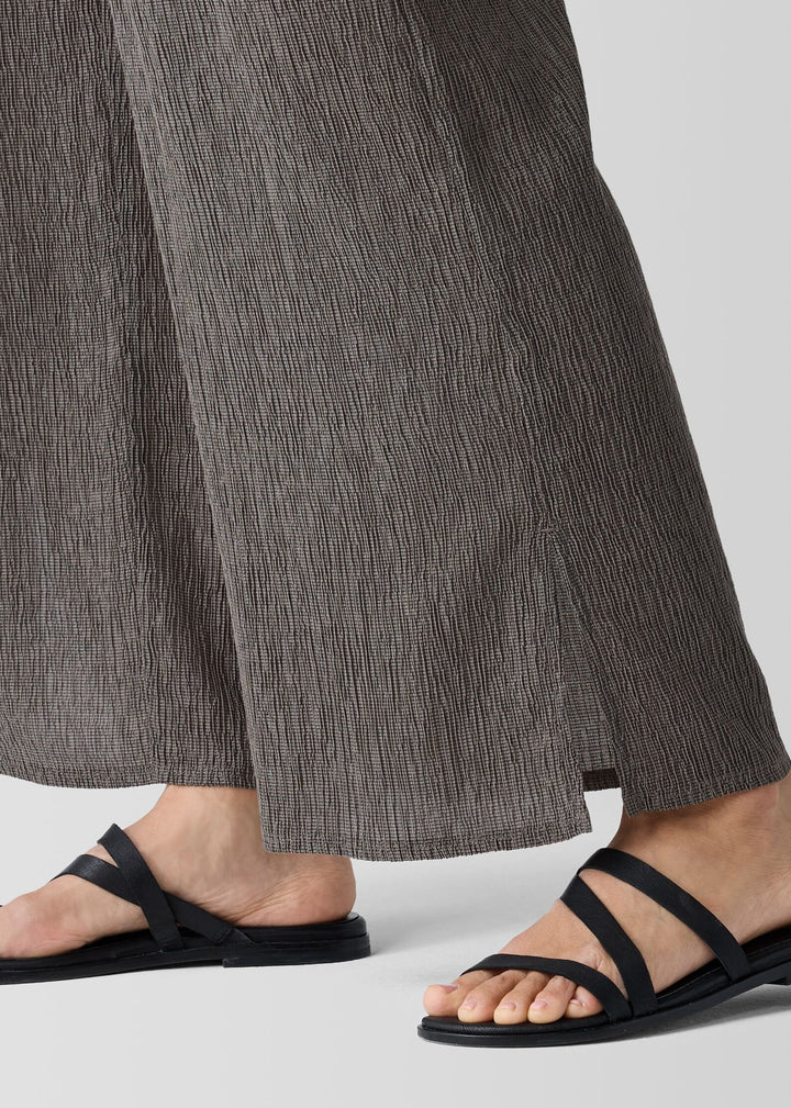 Eileen Fisher - Woven Plissé Wide-Leg Pant -SALE