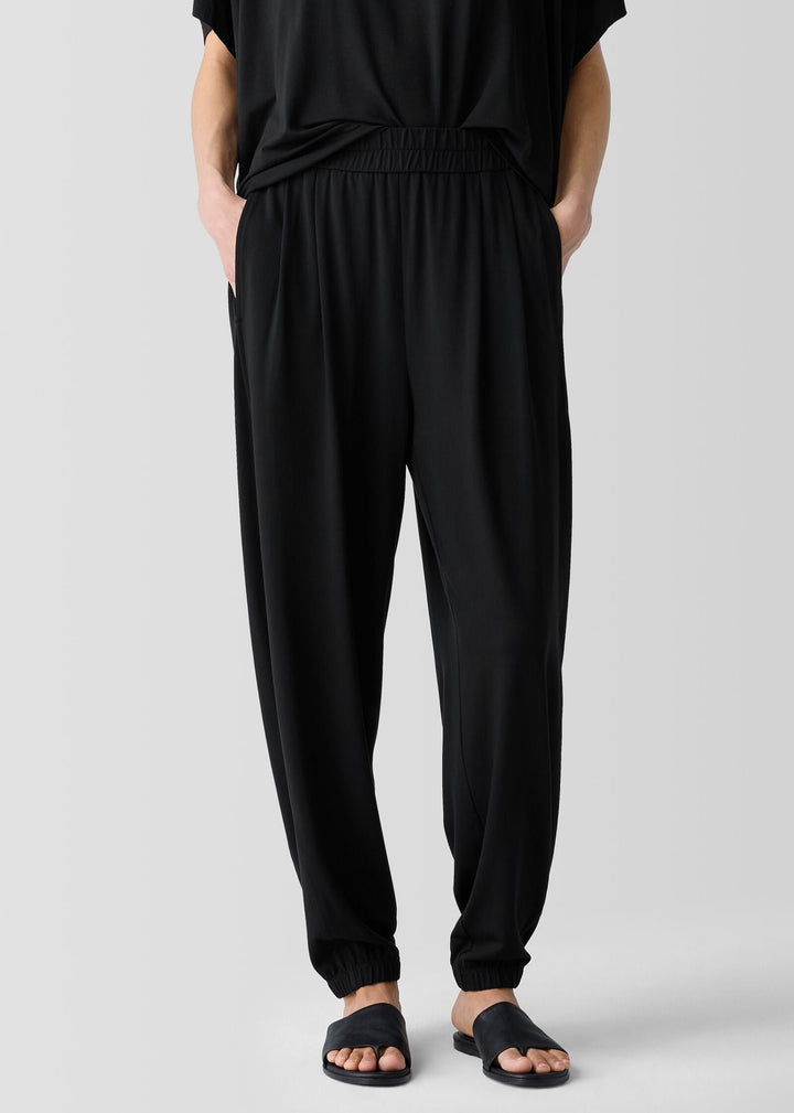 Eileen Fisher - Stretch Jersey Knit Lantern Jogger Pant -SALE