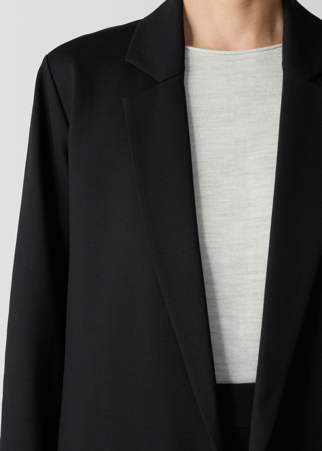 Eileen Fisher - Washable Flex Ponte Long Blazer