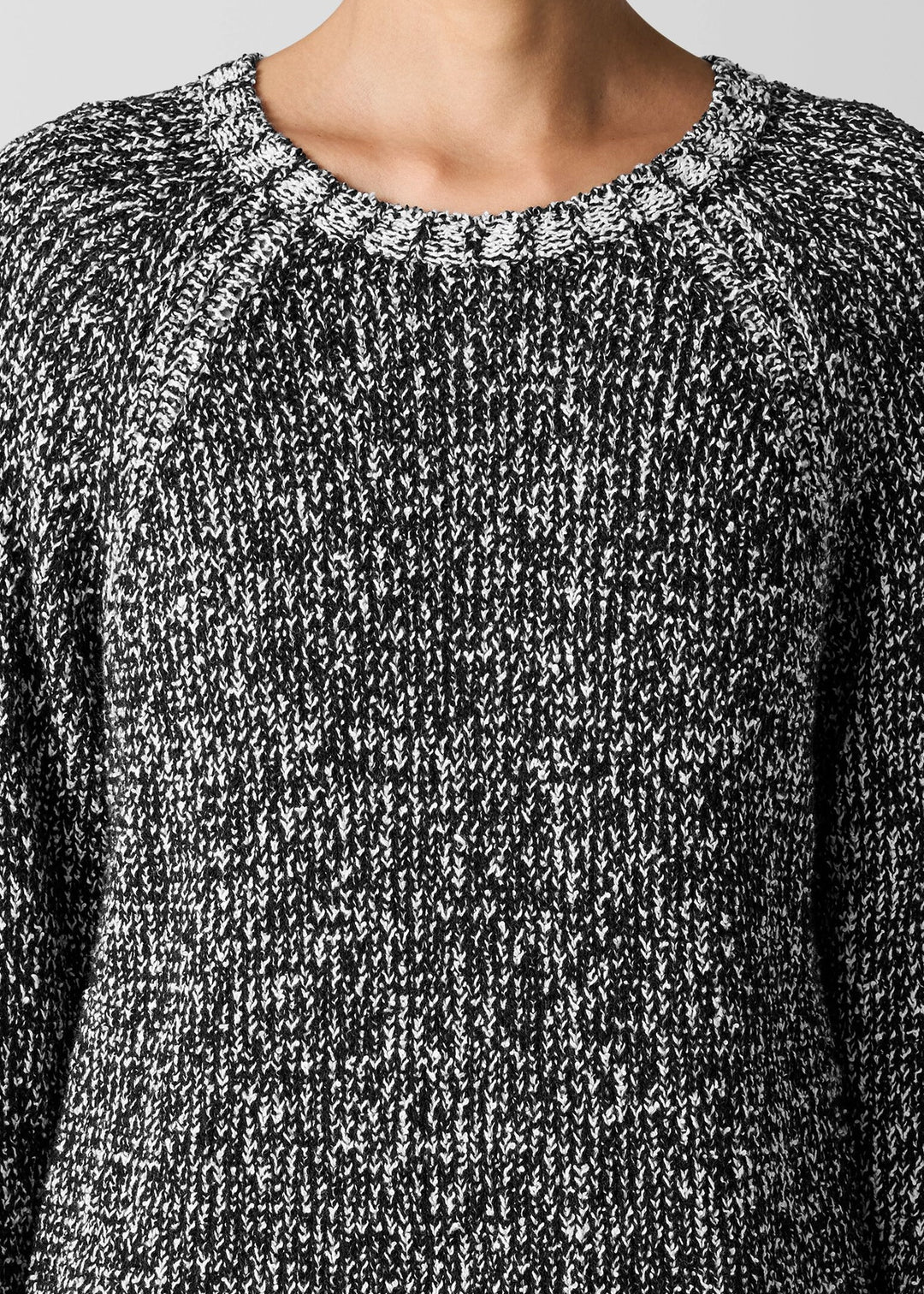 Eileen Fisher - Crew Neck Raglan Sleeve Sweater