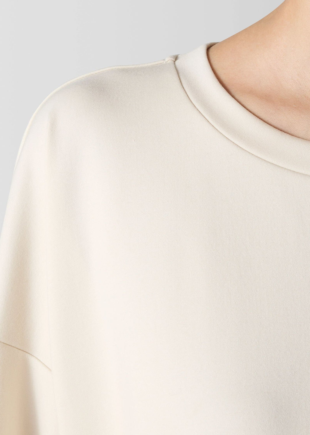 Eileen Fisher - Lightweight Ponte Round Neck Top