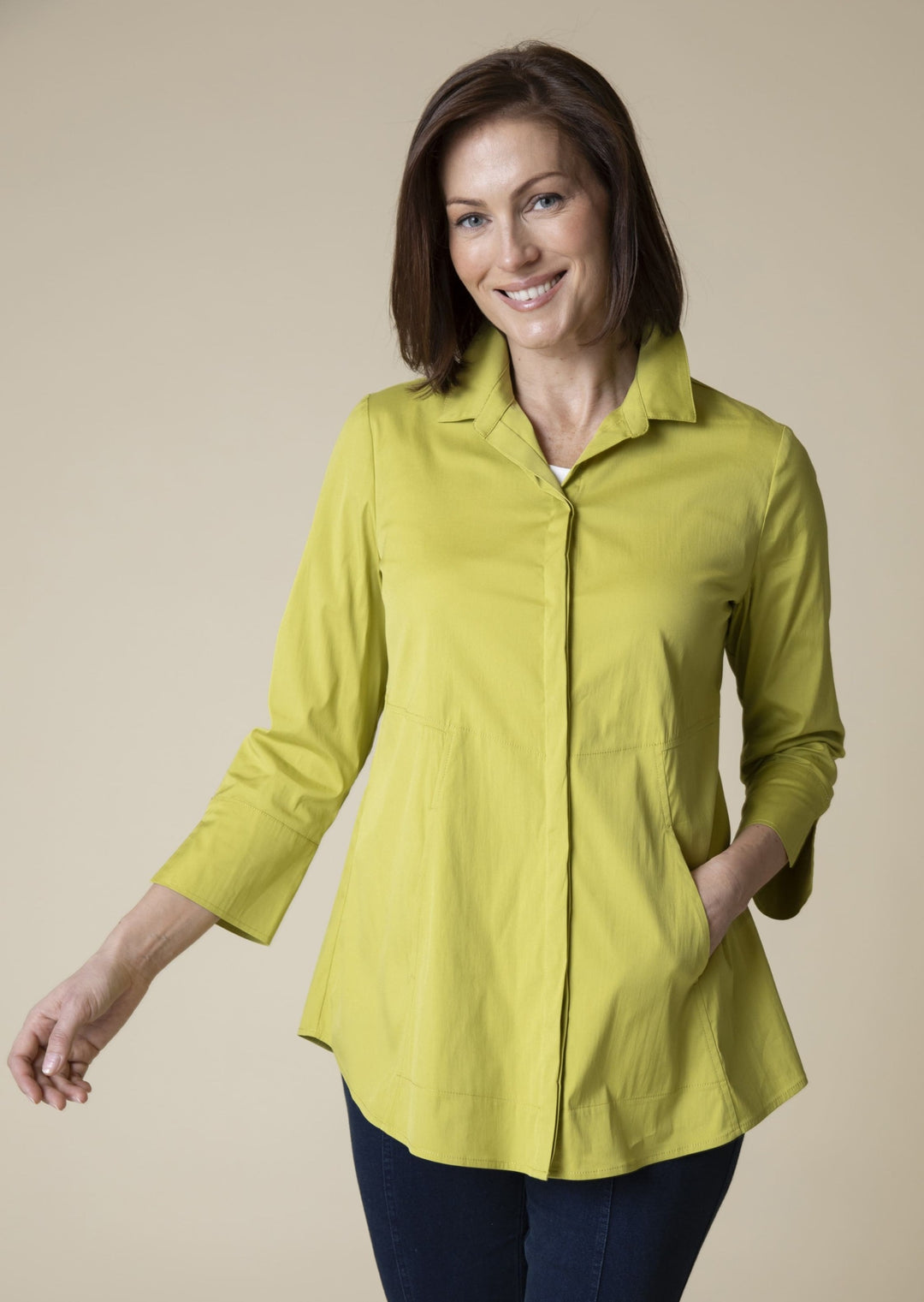 HABITAT - BLOUSE BOUTONNÉE À PANNEAUX