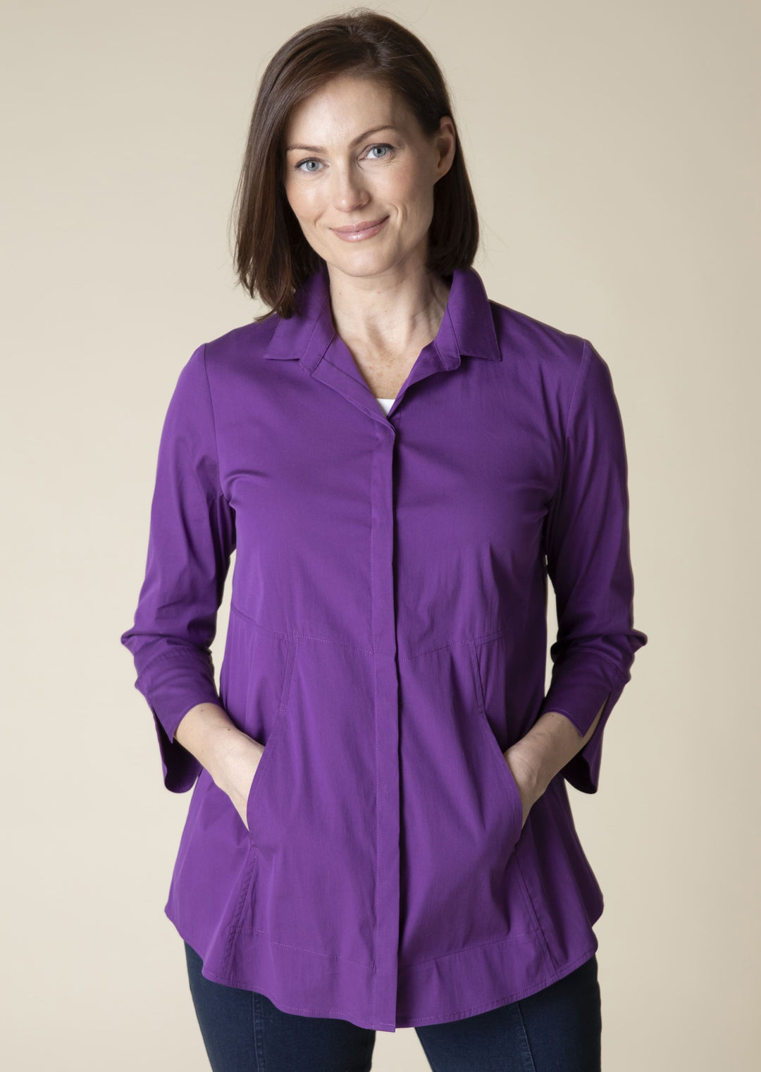 HABITAT - BLOUSE BOUTONNÉE À PANNEAUX