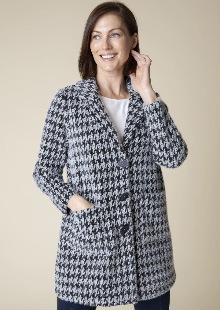 Habitat - Houndstooth Car Coat