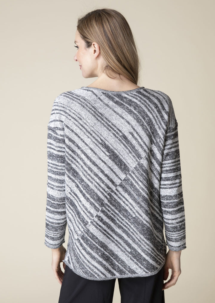 Habitat - Mixed Stripe Crew Neck Sweater