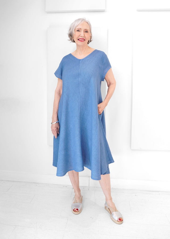 Catherine Lillywhite's - Linen Bias Cut Dress