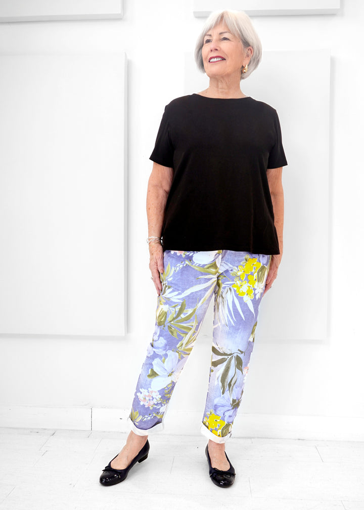 Catherine Lillywhite's - Floral Cuffed Joggers - PLUS