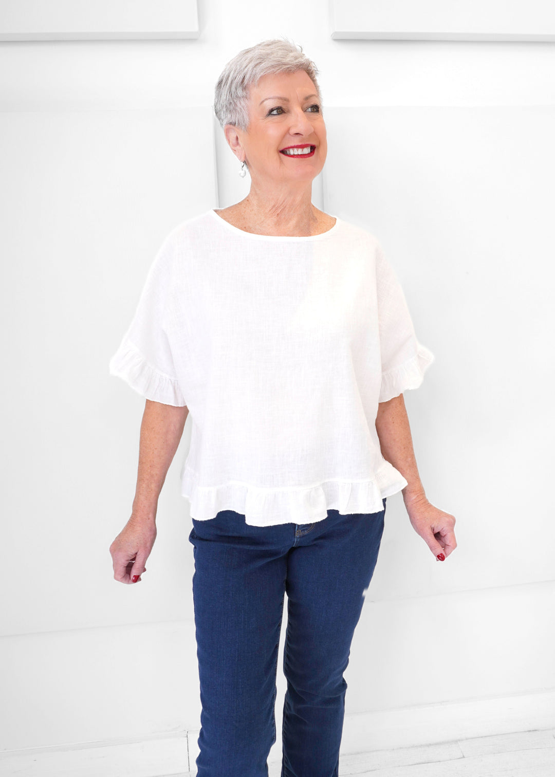 Catherine Lillywhite's - Ruffle Edge Tee