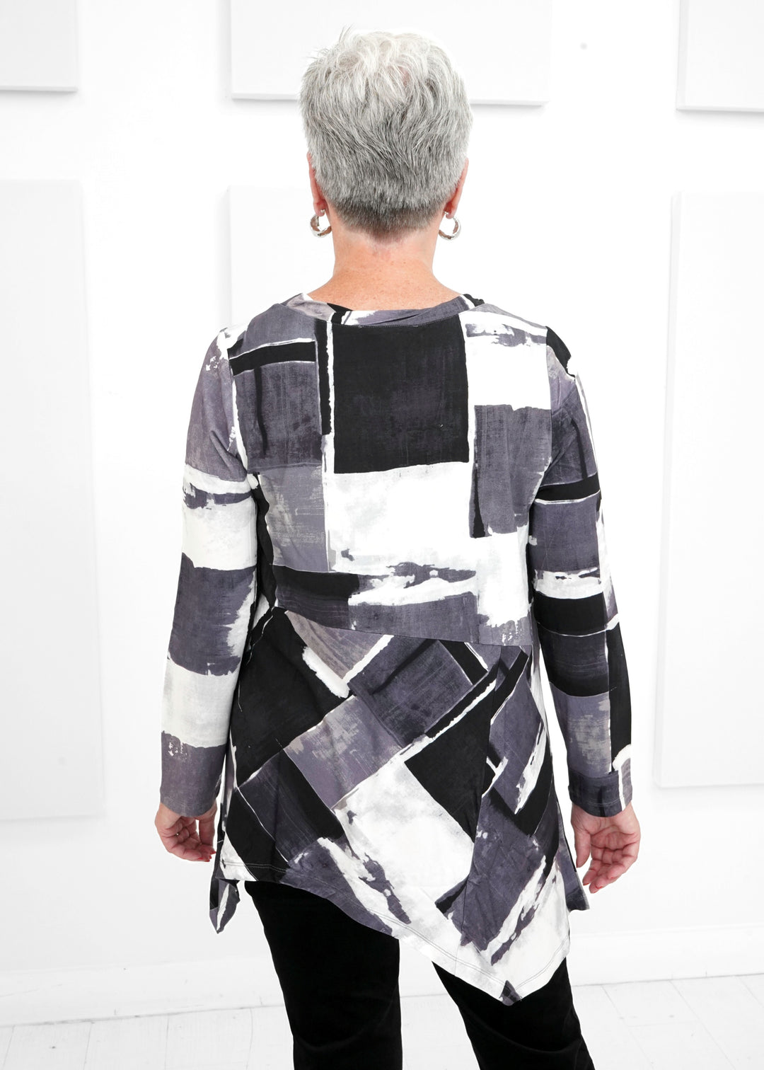 Liv - Colorblock Asymmetrical Tunic