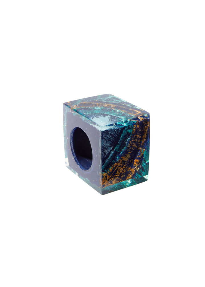 Zsiska - Stripe Paint Cube Bead