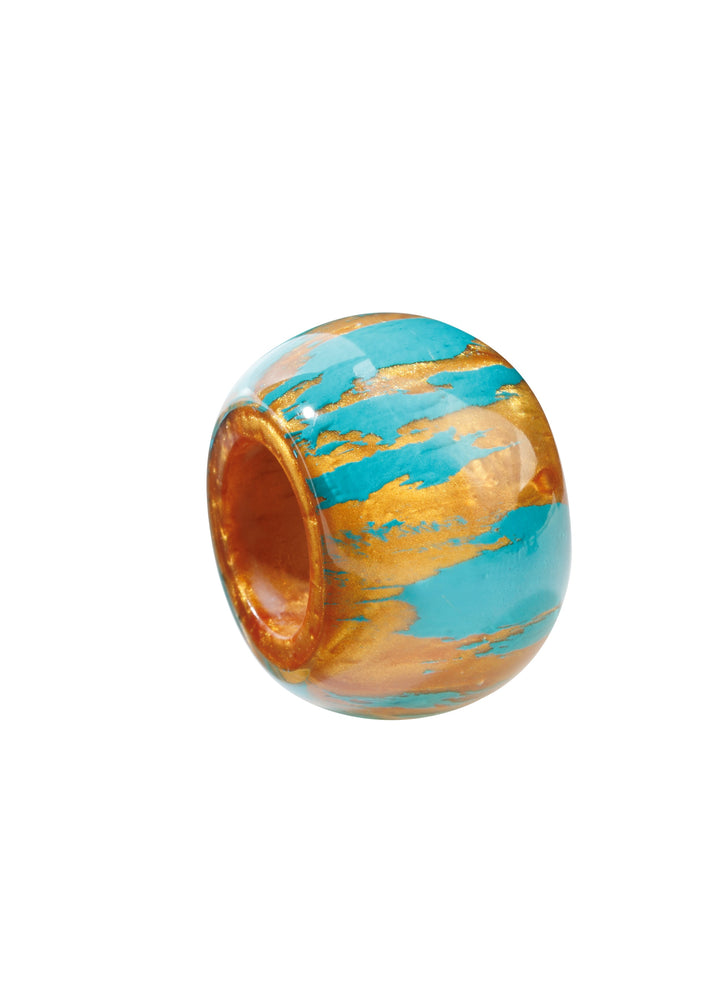 Zsiska - Stripe Paint Round Bead