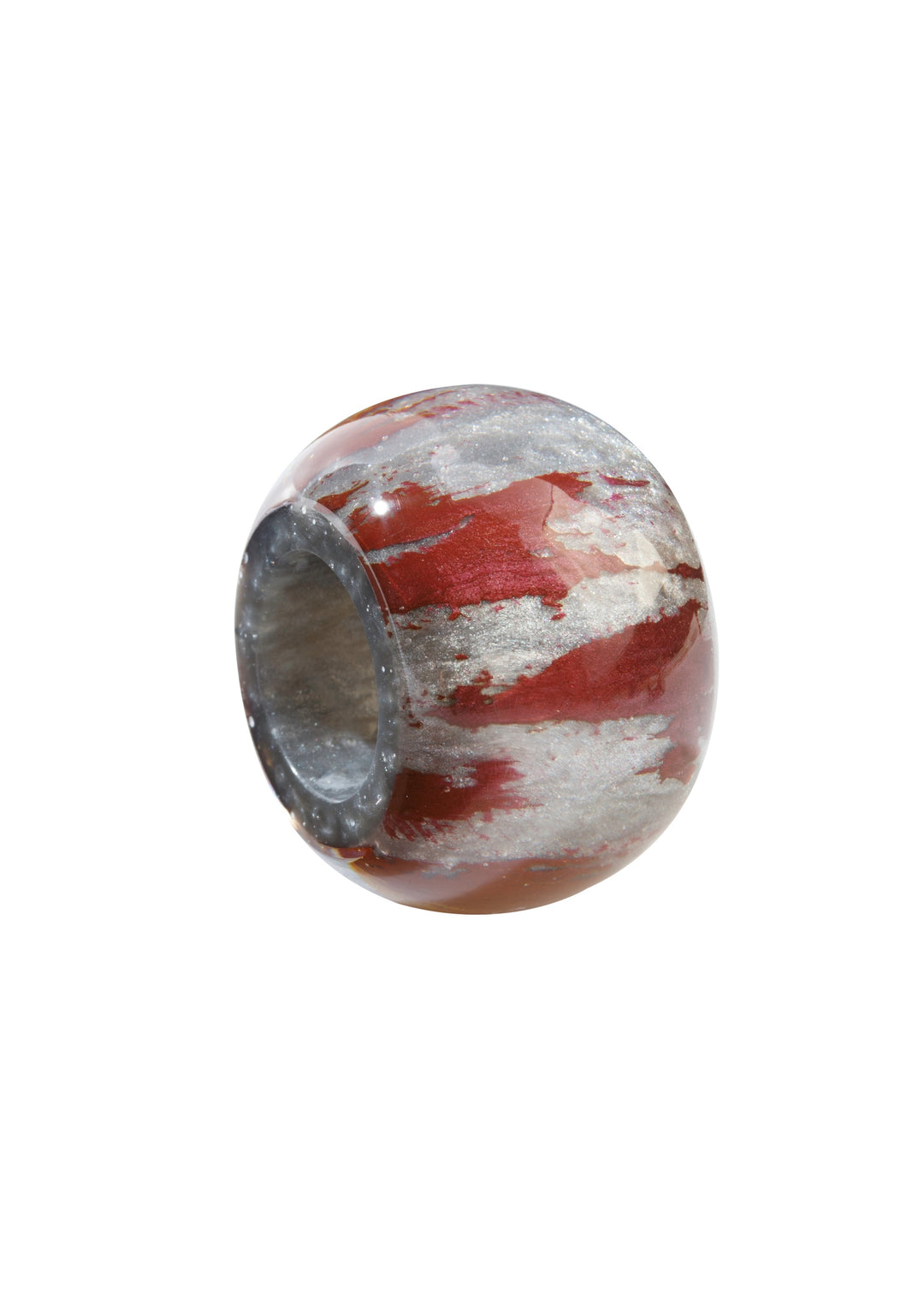 Zsiska - Stripe Paint Round Bead