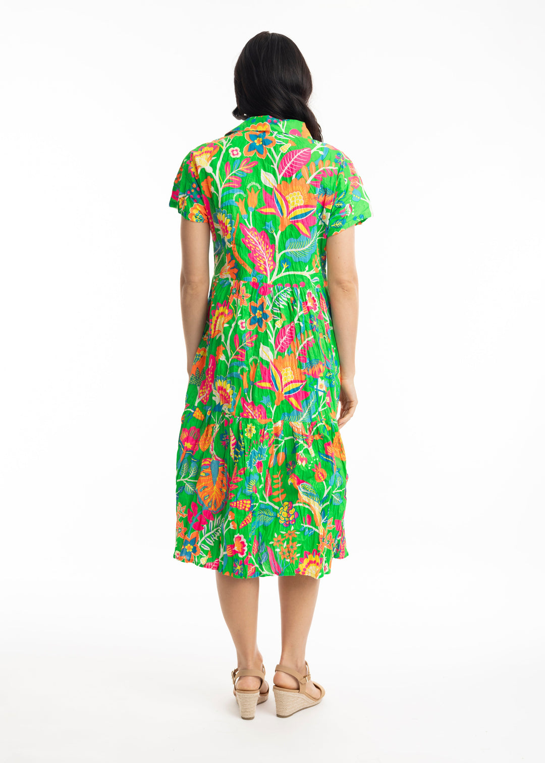 Orientique - Madurai Collared Midi Dress