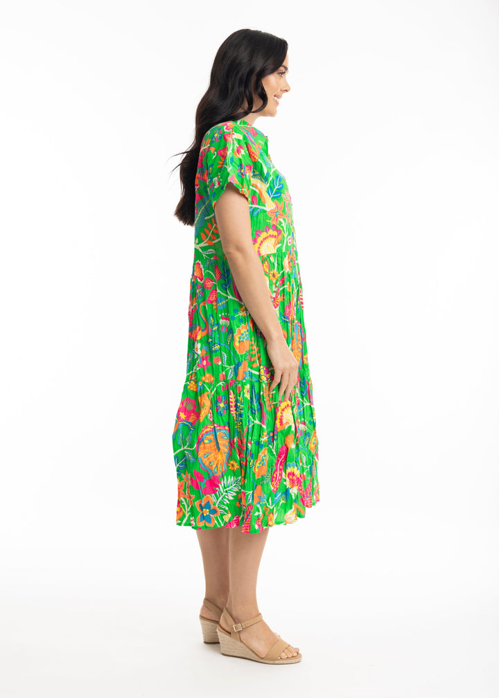 Orientique - Madurai Collared Midi Dress