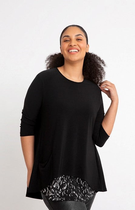 Sympli - Whisper Split Back Tunic -SALE