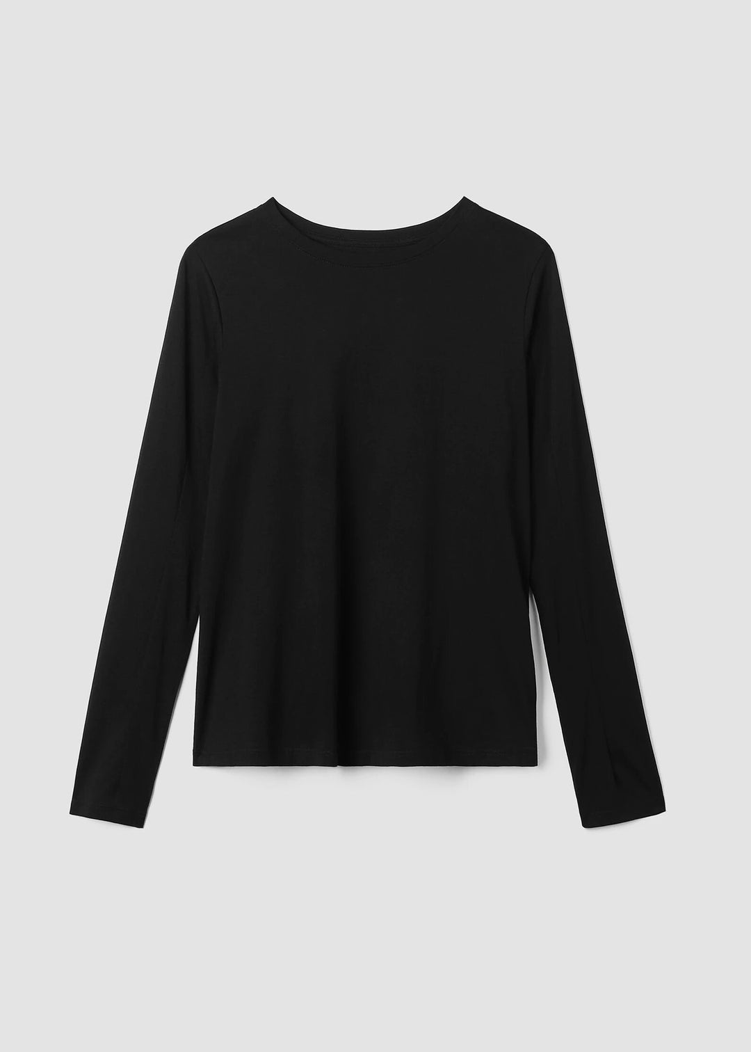 Eileen Fisher - Organic Pima Cotton Jersey Long-Sleeve Tee