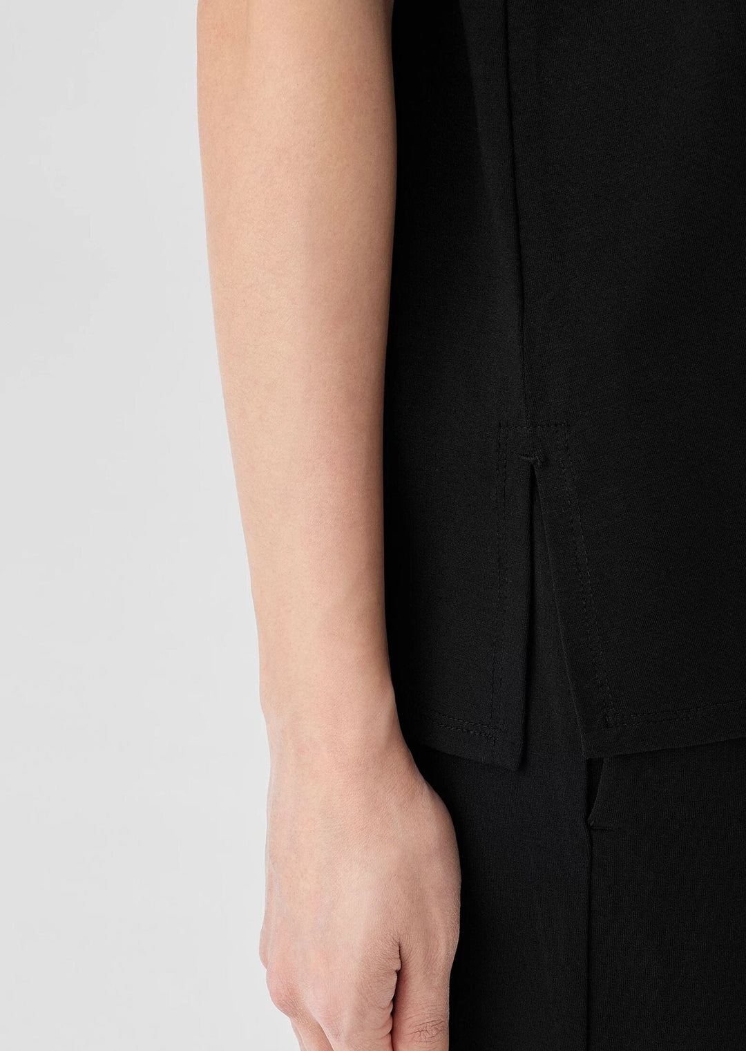 Eileen Fisher - Jersey Knit Jewel Neck Tank