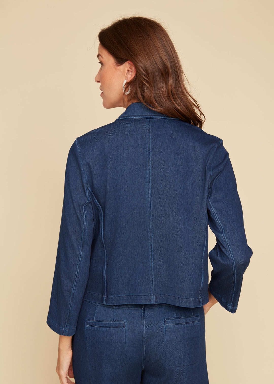 Renuar - Knit Denim Blazer