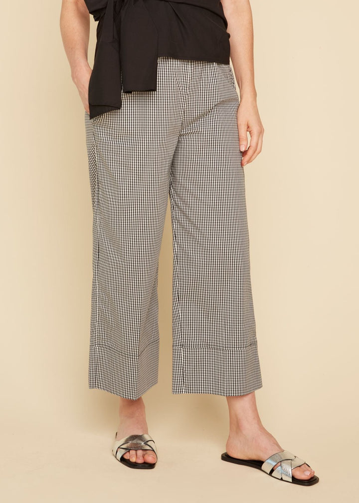 Renuar - Cropped Gingham Pant