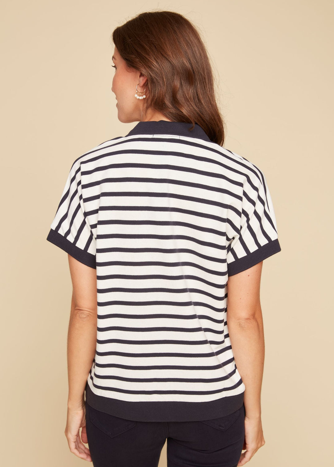 Renuar - Polo Striped Top