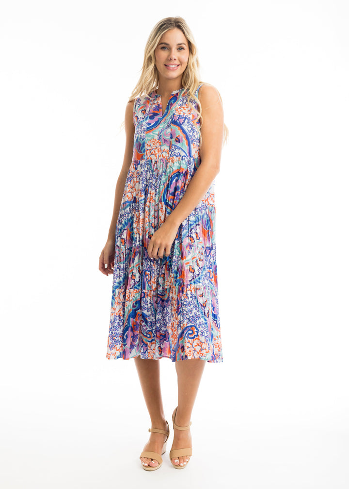 Orientique - Radhanagar Sleeveless Boho Dress