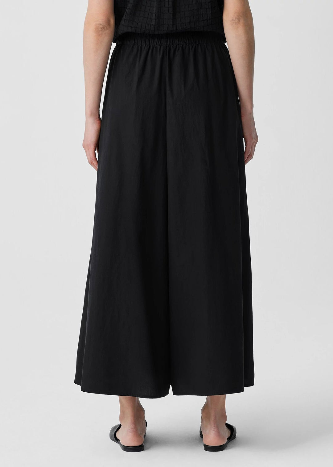 Eileen Fisher - Washed Organic Cotton Poplin Skirt Pant -SALE