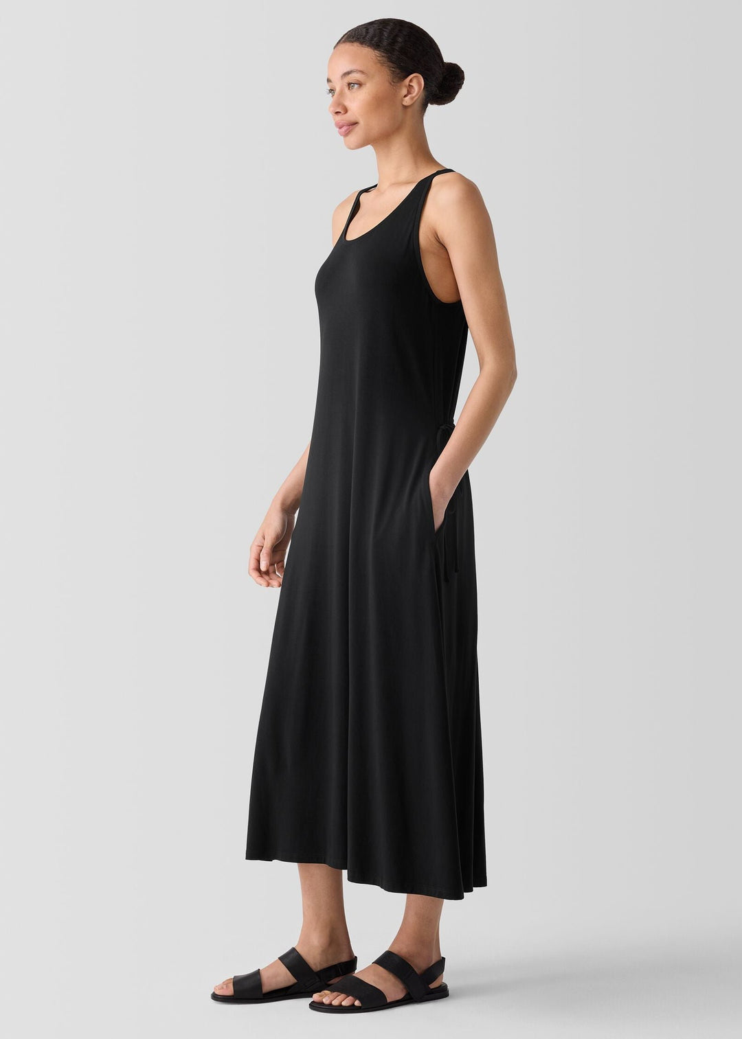 Eileen Fisher - Fine Jersey Racer-Back Tank Dress -SALE